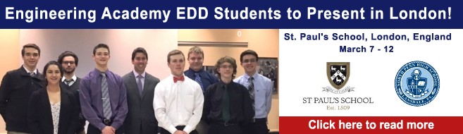 Engineering Academy EDD Students to Present in London