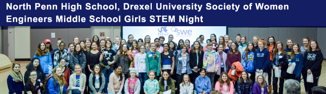 North Penn High School, Drexel University Society of Women partner for engineering night for young girls