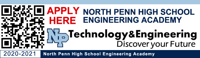 Appl to the 2020-2021 North Penn High School Engineering Academy